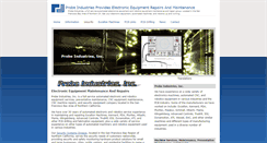 Desktop Screenshot of probeindustriesinc.com